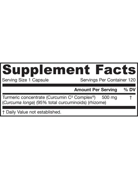 BodyNutrition | Curcumin 95 (120 vcaps) Jarrow Formulas