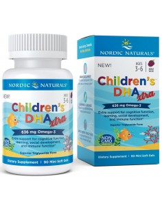 Nordic Naturals Children's DHA Xtra (636mg - 90 softgels) | Body Nutrition (ES)