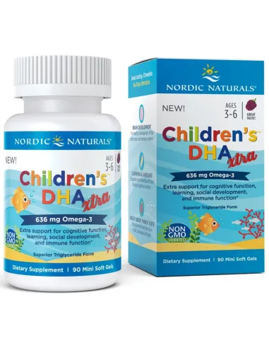 BodyNutrition | Children's DHA Xtra (636mg - 90 softgels) Nordic Naturals