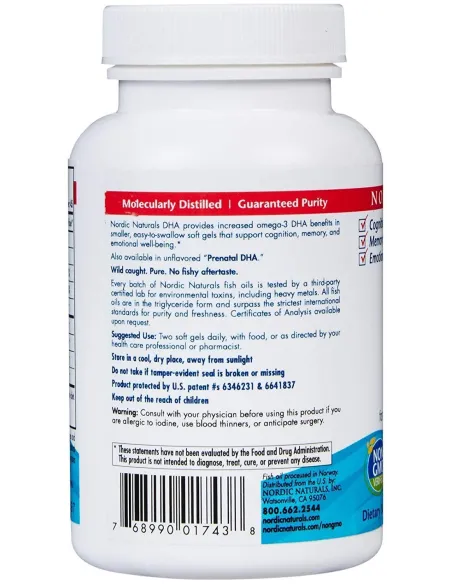 BodyNutrition | DHA 830mg Omega 3 Nordic Naturals