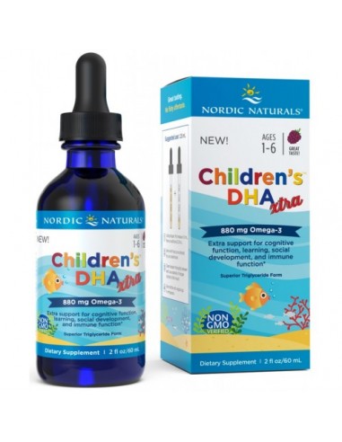 Children's DHA Xtra Liquid de Nordic Naturals | Body Nutrition (FR)