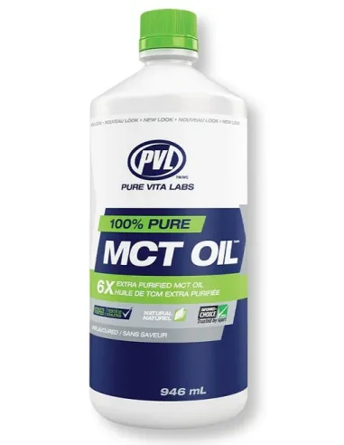 BodyNutrition | 100% Pure MCT Oil (946 ml) PVL Pure Vita Labs