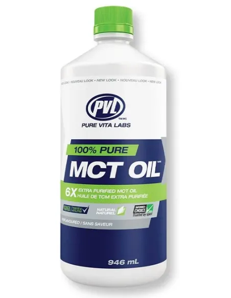 BodyNutrition | 100% Pure MCT Oil (946 ml) PVL Pure Vita Labs
