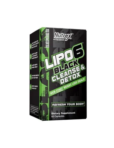 Lipo-6 Black Cleanse & Detox (60 caps) de Nutrex Research | Body Nutrition (FR)