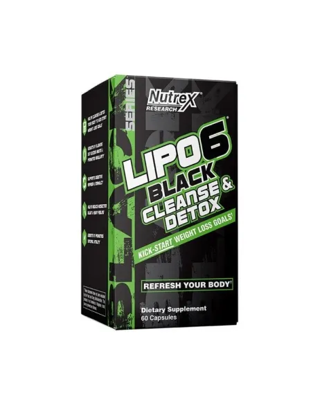 Lipo-6 Black Cleanse & Detox (60 caps) de Nutrex Research | Body Nutrition (FR)