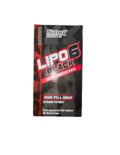 Lipo-6 Black Ultra Concentrate Extreme Potency (60 capsule nere) da Nutrex Research | Body