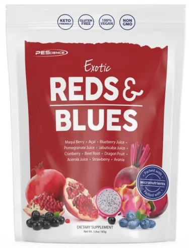 Exotic Reds & Blues (165g) von PEScience | Body Nutrition (DE)