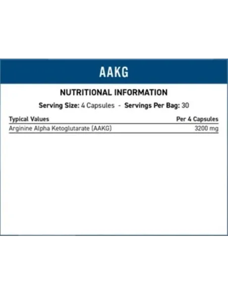 Applied Nutrition AAKG (120 vcaps) | Body Nutrition (ES)