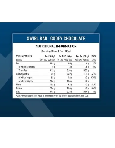 Barretta SWIRL (12x60g) di Applied Nutrition | Body Nutrition (EN)