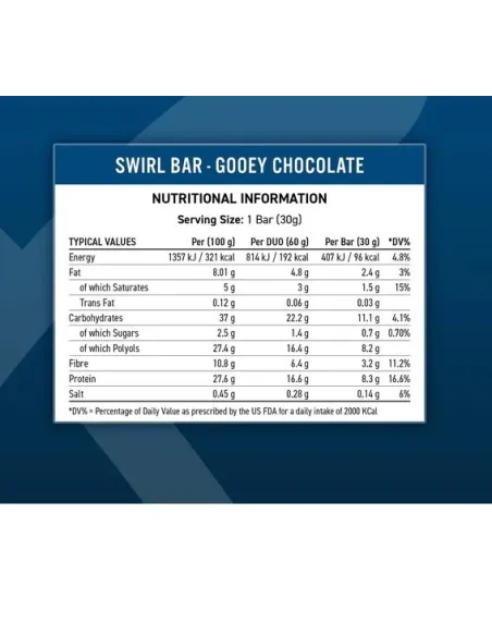 Barretta SWIRL (12x60g) di Applied Nutrition | Body Nutrition (EN)