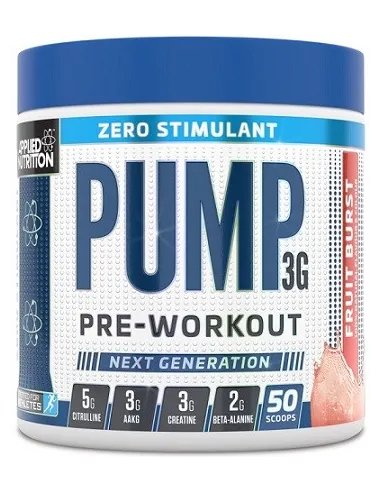 BodyNutrition | Pump 3G Pre-Workout Zero Stimulant (375g) Applied Nutrition