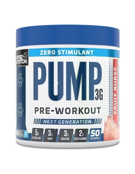 BodyNutrition | Pump 3G Pre-Workout Zero Stimulant (375g) Applied Nutrition