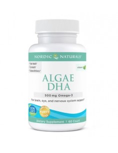 Nordic Naturals Algae DHA 500mg (60 softgels) | Body Nutrition (ES)