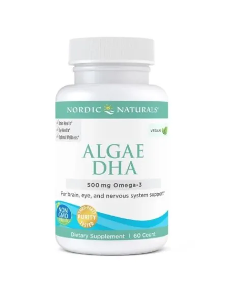 Algae DHA 500mg (60 softgels) by Nordic Naturals | Body Nutrition (EN)