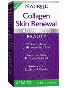 Collagen Skin Renewal (120 tabs) de Natrol | Body Nutrition (FR)