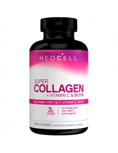 Super Collagen Vitamin C & Biotin (270 tabs) by NeoCell | Body Nutrition (EN)