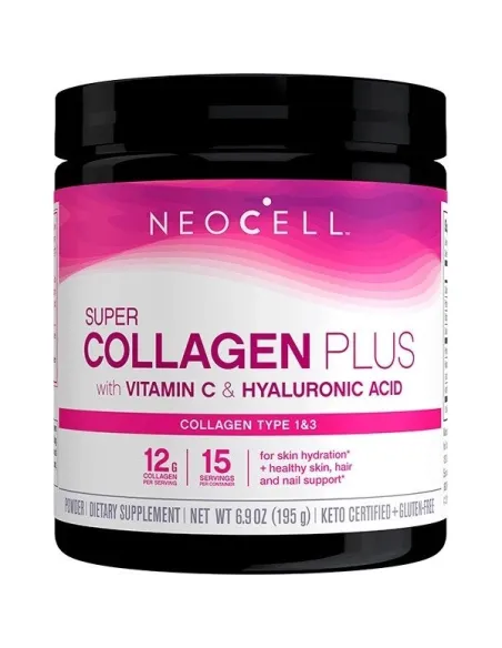 NeoCell Super Collagen Plus with Vitamin C & Hyaluronic Acid (195g) | Body Nutrition (ES)