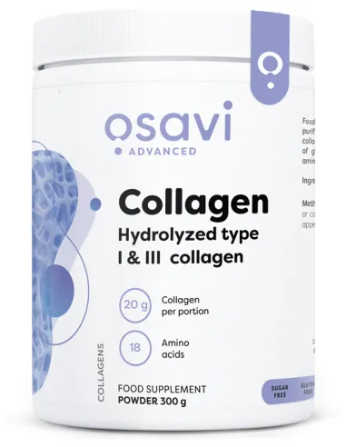 BodyNutrition | Collagen Hydrolyzed, Type I & III (300g) Osavi