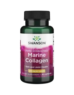 BodyNutrition | Type I Hydrolyzed Marine Collagen (60 caps) Swanson