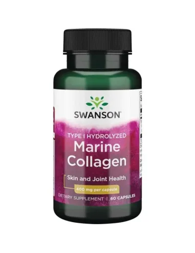 BodyNutrition | Type I Hydrolyzed Marine Collagen (60 caps) Swanson