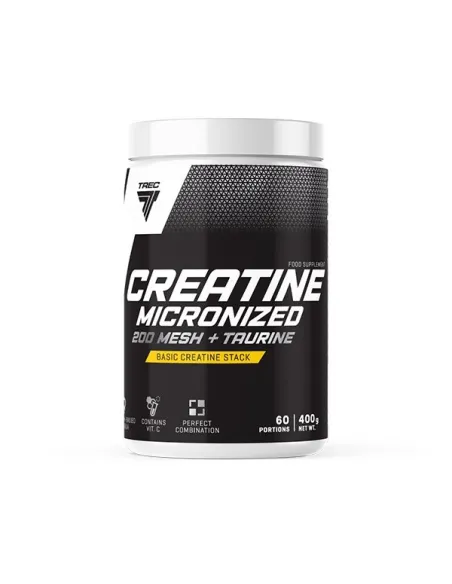 BodyNutrition | Creatine Micronized 200 Mesh + Taurine (400g) Trec Nutrition