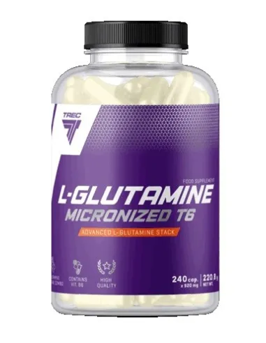BodyNutrition | L-Glutamine Micronized T6 (240 caps) Trec Nutrition