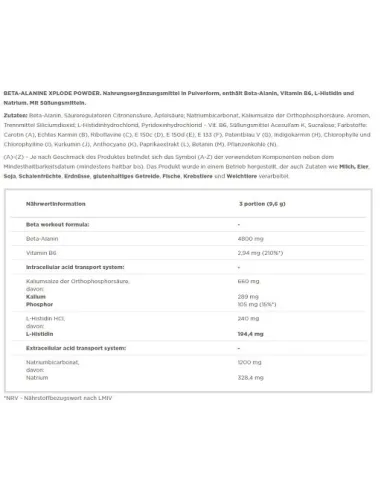 BodyNutrition | Beta-Alanine Xplode Powder (250g) Olimp