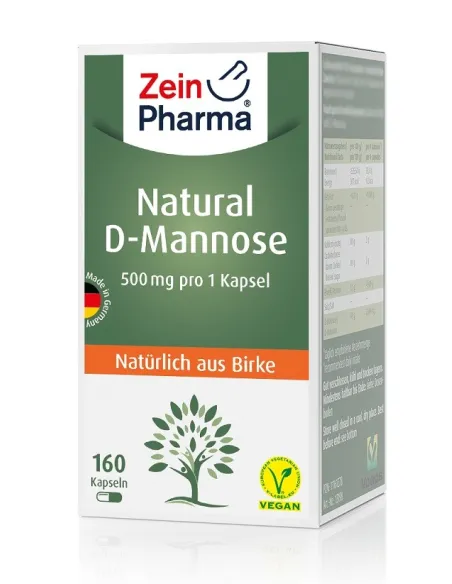 Natural D-Mannose 500mg by Zein Pharma | Body Nutrition (EN)