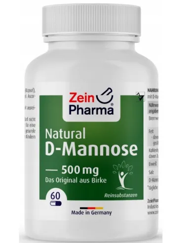 Natural D-Mannose 500mg by Zein Pharma | Body Nutrition (EN)