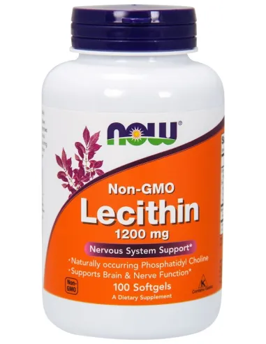 Lecithin 1200mg Non-GMO by NOW Foods | Body Nutrition (EN)