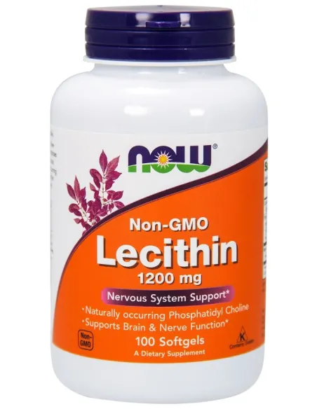 Lecithin 1200mg Non-GMO by NOW Foods | Body Nutrition (EN)