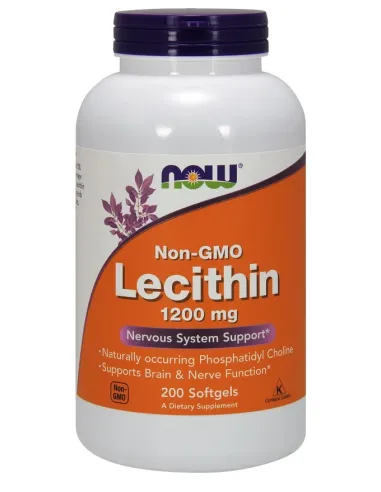 Lecithin 1200mg Non-GMO by NOW Foods | Body Nutrition (EN)