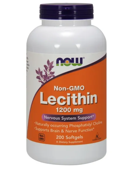 Lecithin 1200mg Non-GMO by NOW Foods | Body Nutrition (EN)