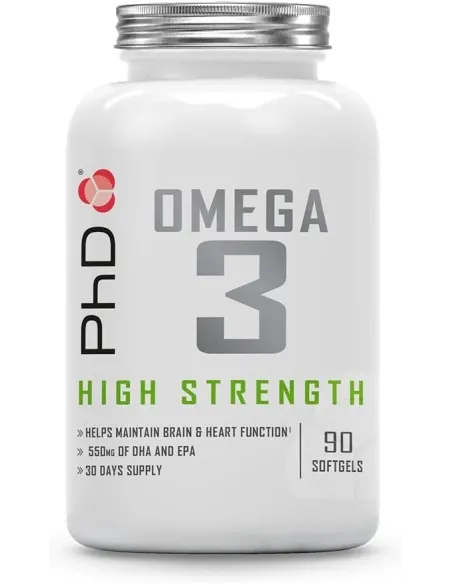 Omega-3 (90 softgels) von PhD | Body Nutrition (DE)