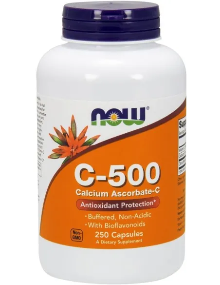 C-500 Calcium Ascorbate by NOW Foods | Body Nutrition (EN)