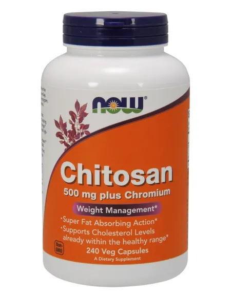 BodyNutrition | Chitosan 500mg Plus Chromium NOW Foods