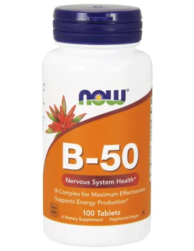 NOW Foods Vitamin B-50 | Body Nutrition (ES)