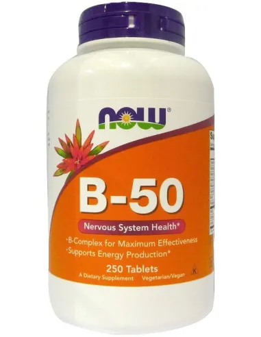 NOW Foods Vitamin B-50 | Body Nutrition (ES)