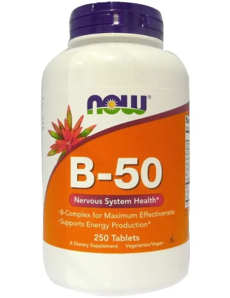 NOW Foods Vitamin B-50 | Body Nutrition (ES)