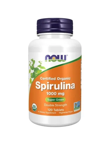 BodyNutrition | Spirulina Organic (100 tabs) NOW Foods