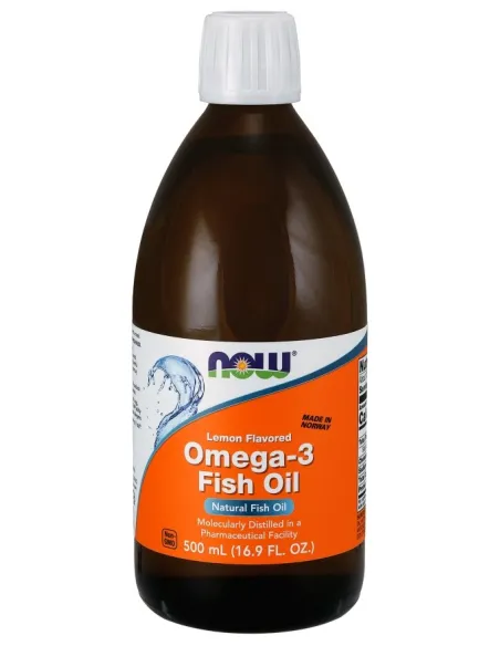 BodyNutrition | Omega-3 Fish Oil Liquid NOW Foods