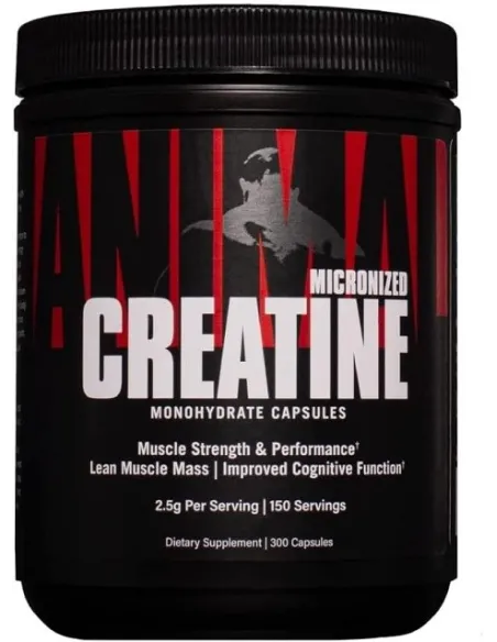 Micronized Creatine Monohydrate Capsules de Universal Nutrition | Body Nutrition (FR)