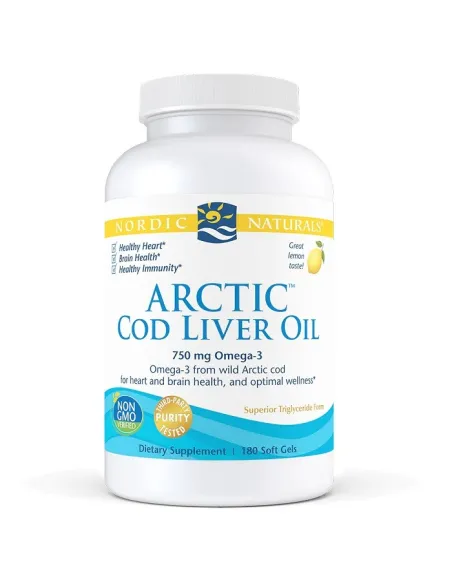 Arctic Cod Liver Oil de Nordic Naturals | Body Nutrition (FR)