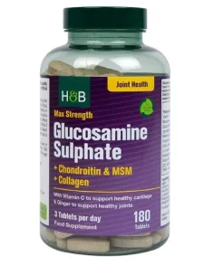 BodyNutrition | Max Strength Glucosamine Sulphate + Chondroitin & MSM + Collagen Holland & Barrett