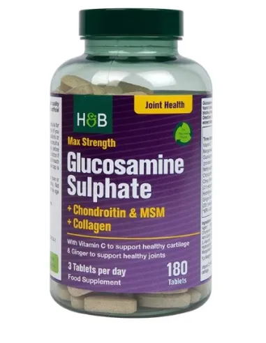 BodyNutrition | Max Strength Glucosamine Sulphate + Chondroitin & MSM + Collagen Holland & Barrett