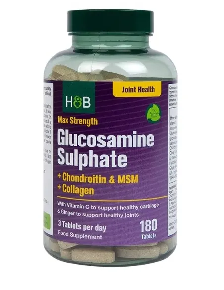 BodyNutrition | Max Strength Glucosamine Sulphate + Chondroitin & MSM + Collagen Holland & Barrett