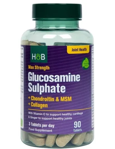 BodyNutrition | Max Strength Glucosamine Sulphate + Chondroitin & MSM + Collagen Holland & Barrett