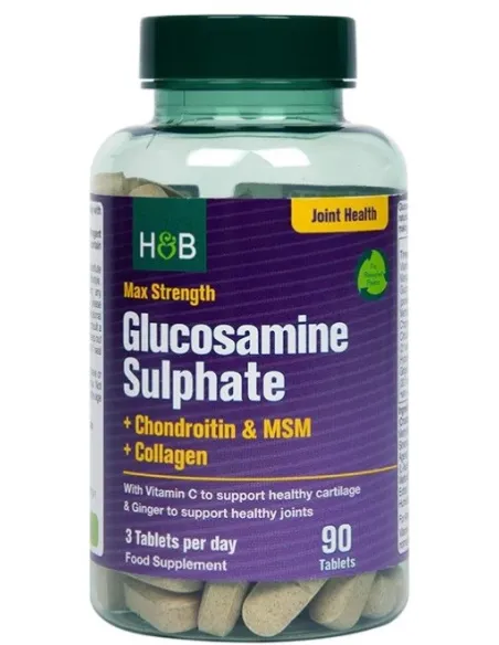 BodyNutrition | Max Strength Glucosamine Sulphate + Chondroitin & MSM + Collagen Holland & Barrett