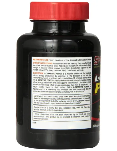 BodyNutrition | L-Carnitine Power 60 caps San