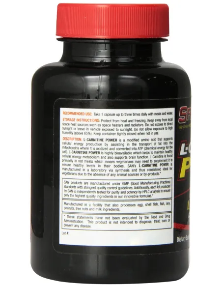BodyNutrition | L-Carnitine Power 60 caps San